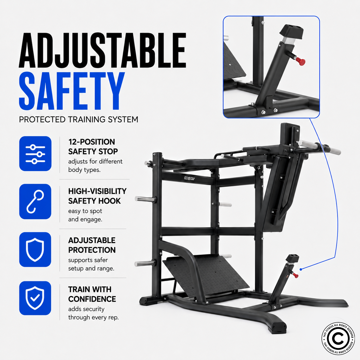 Insight Fitness Pendulum Squat - SH033