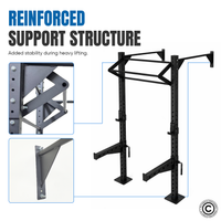 Thumbnail for 1441 Fitness Wall Mounted Squat Rack