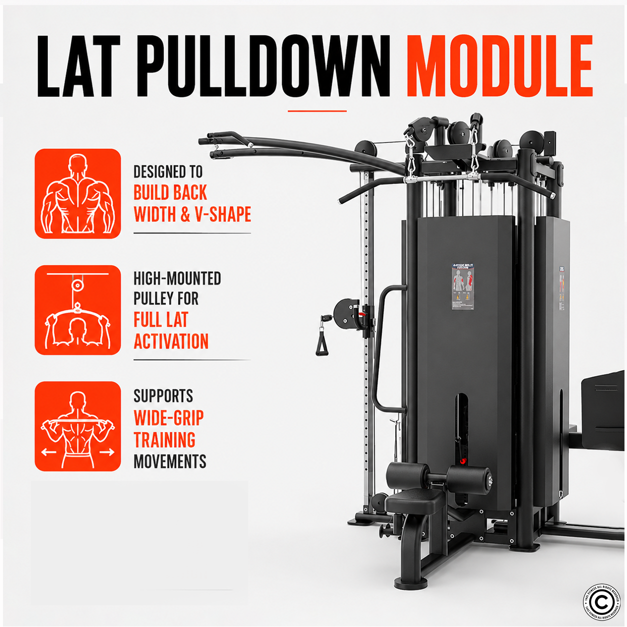 Insight Fitness 8 Stack Multi Station - SA039