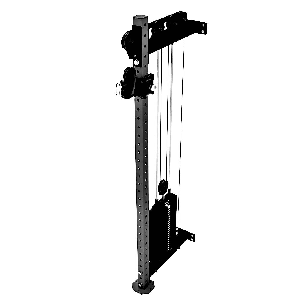 1441 Fitness Wall Mounted Single Pulley Station