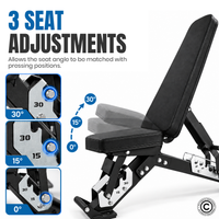 Thumbnail for Flat Incline Bench - A8008