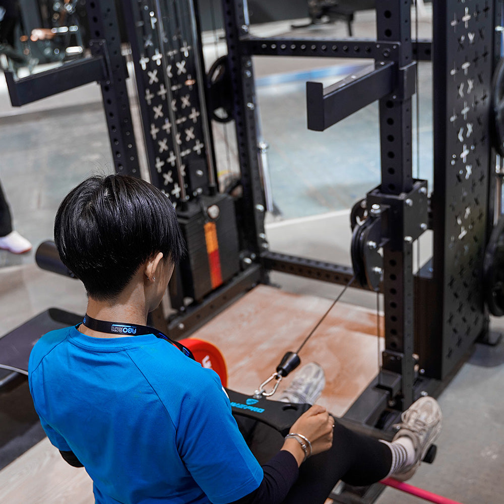 Livepro Multi-Functional Selectorized Power Rack with Dual 100 KG Weight Stacks - LP6004