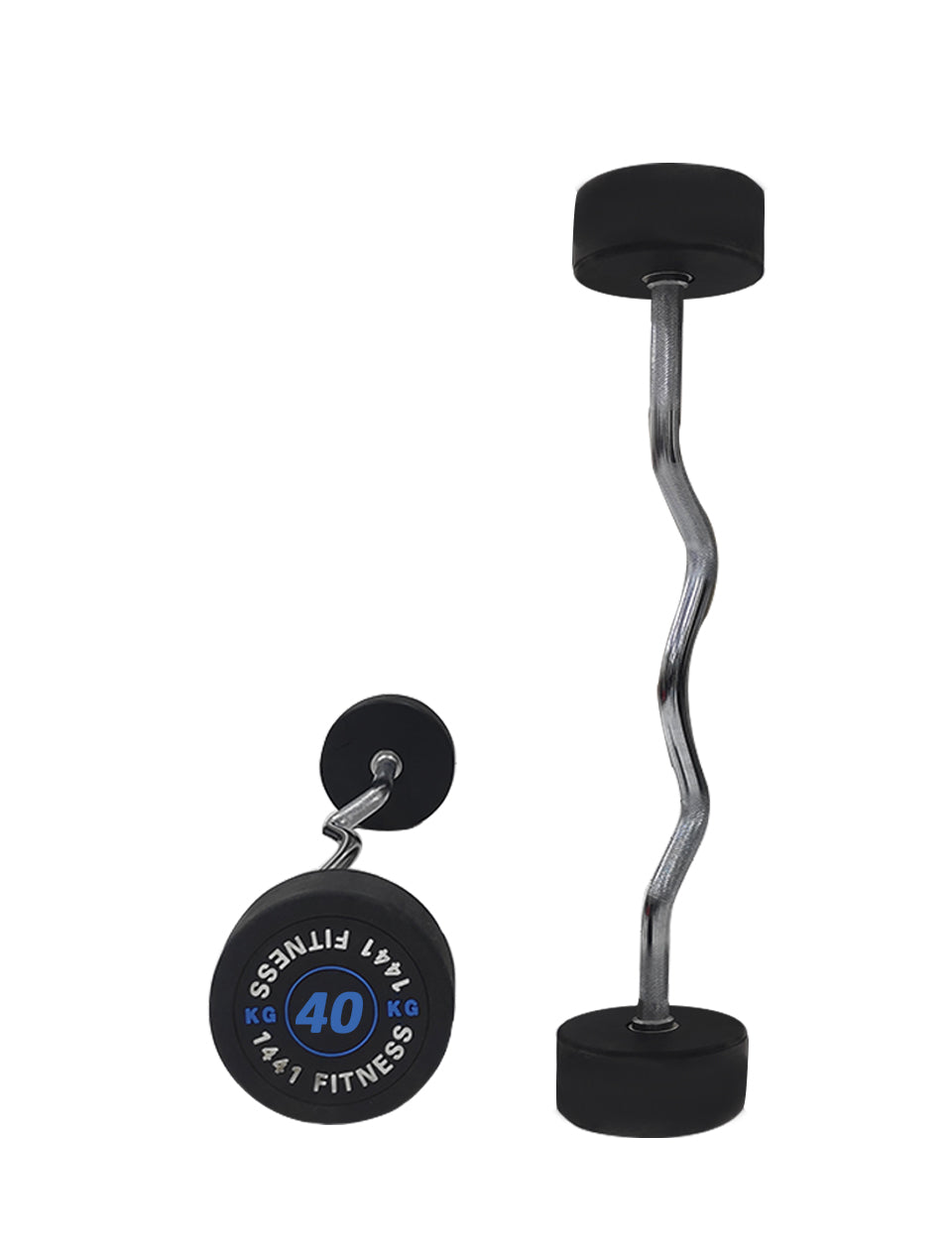 1441 Fitness Fixed Weight Curl Barbell - 40 KG