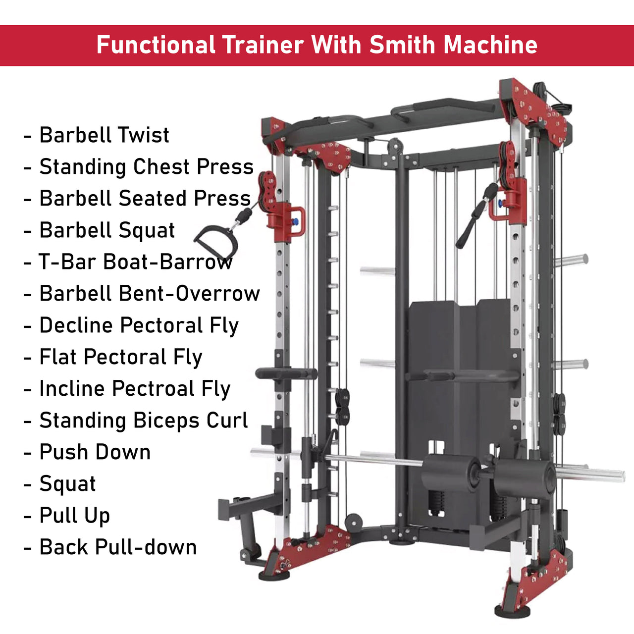 1441 Fitness Functional Trainer with Smith Machine - 41FC81