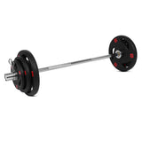 1441 Fitness 4 Ft Olympic Size Bar With Plates | 42 kg Body Pump Set