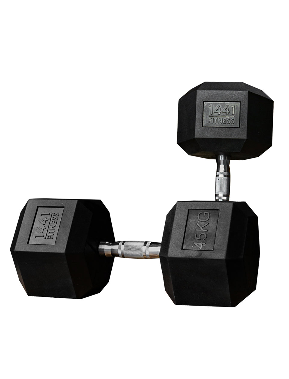 Rubber Hex Dumbbells - 2.5 Kg - 50 Kg