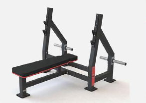 1441 Fitness Premium Olympic Flat Bench - 41FFBO02