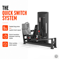 Thumbnail for Insight Fitness Seated Leg Press / Hack Squat - SA040