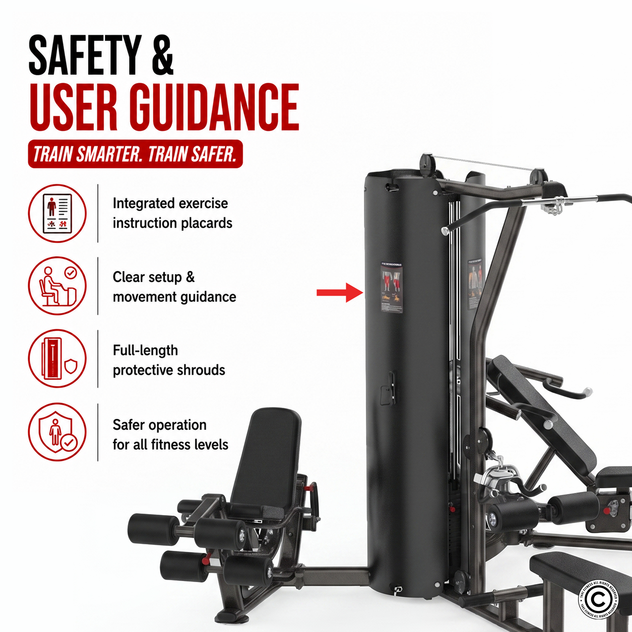 Insight Fitness 3 Station Multi Gym - BS004