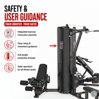 Thumbnail for Insight Fitness 3 Station Multi Gym - BS004