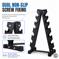 Thumbnail for Vertical Dumbbell Rack - 6 Pairs
