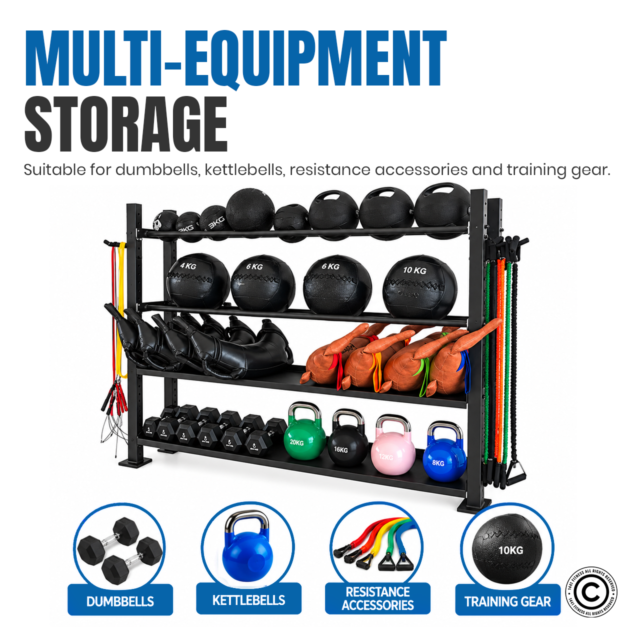 4 Tier Commodity Rack - 41FC34