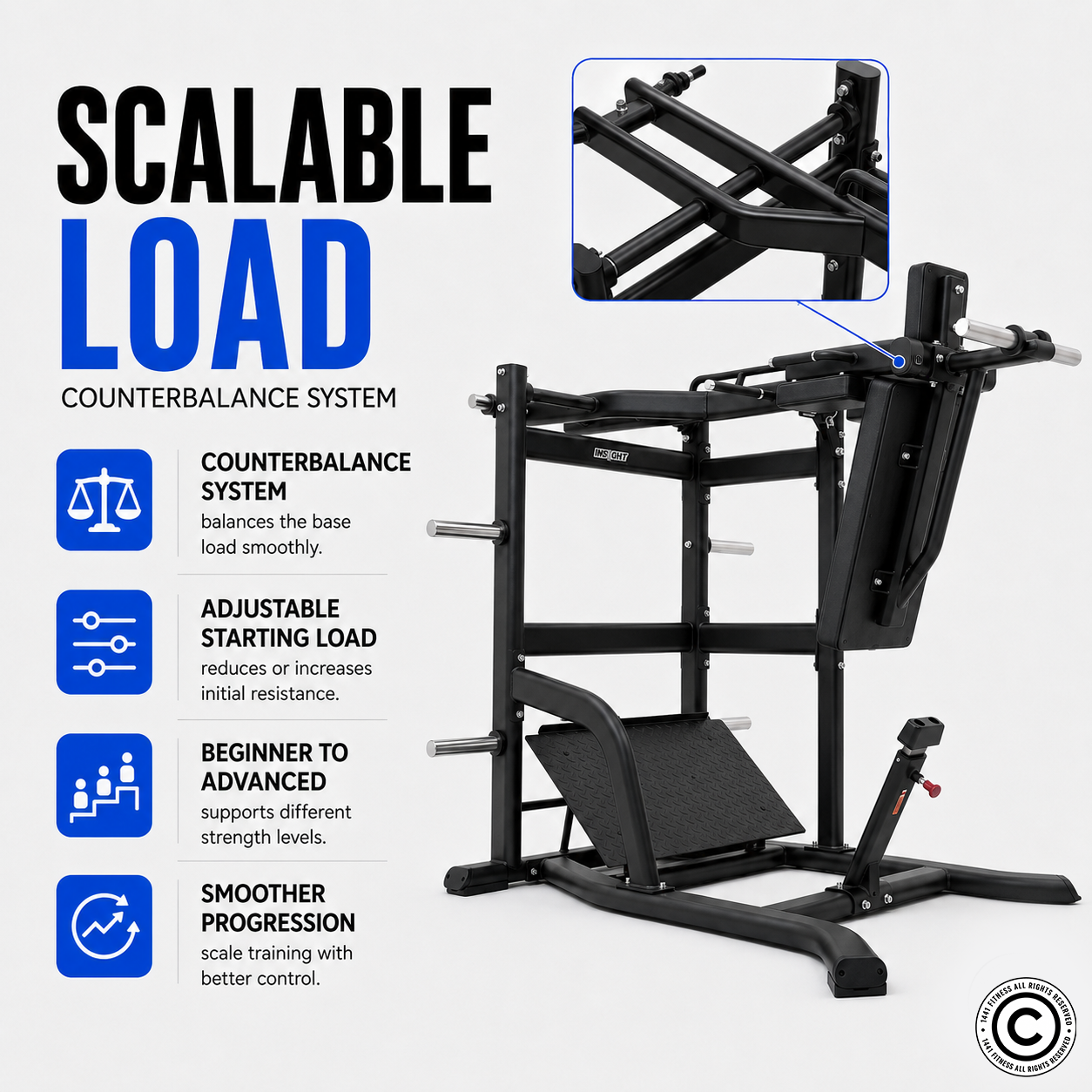 Insight Fitness Pendulum Squat - SH033