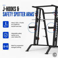 Thumbnail for Insight Fitness Smith Machine & Squat Rack - DR001