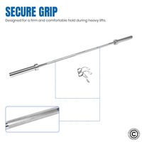 Thumbnail for 6 Ft Olympic Bar with Collars - 15 Kg