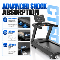 Thumbnail for Insight Fitness Commercial Treadmill 3 HP - CT50