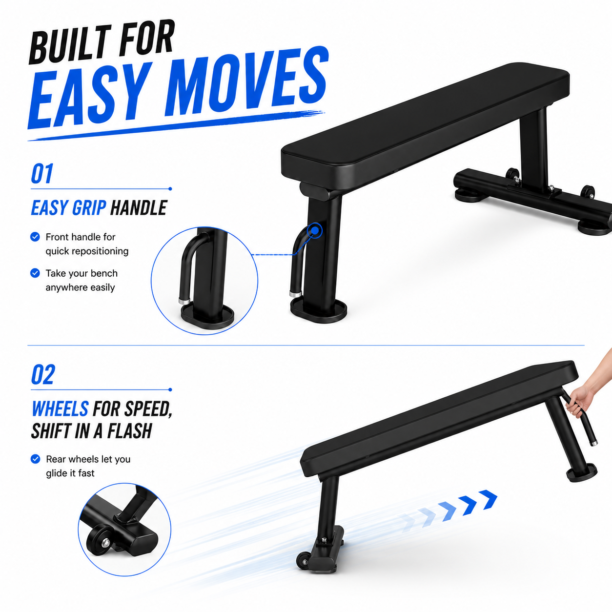 Insight Fitness Flat Bench - DR014