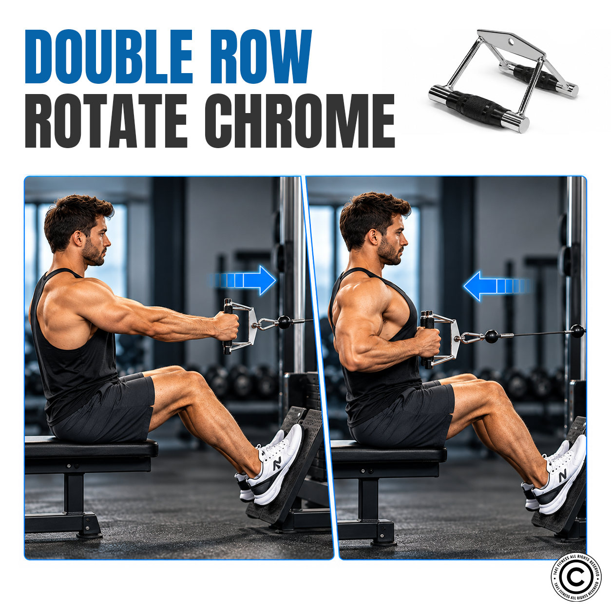Lat Attachment Double D Row