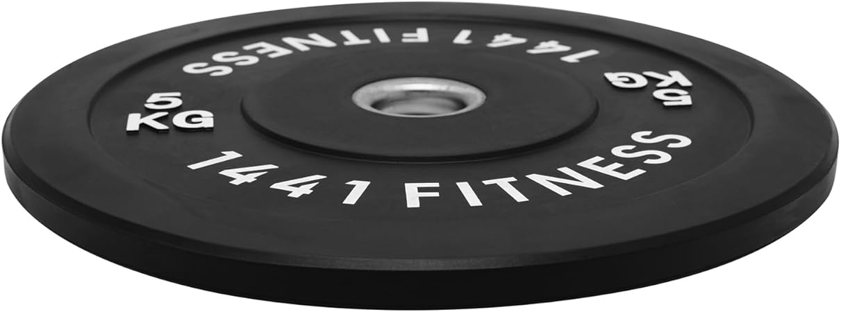 Black Rubber Bumper Plates (5 KG - 25 KG)