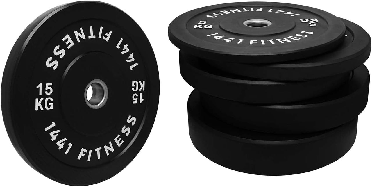 Black Rubber Bumper Plates (5 KG - 25 KG)