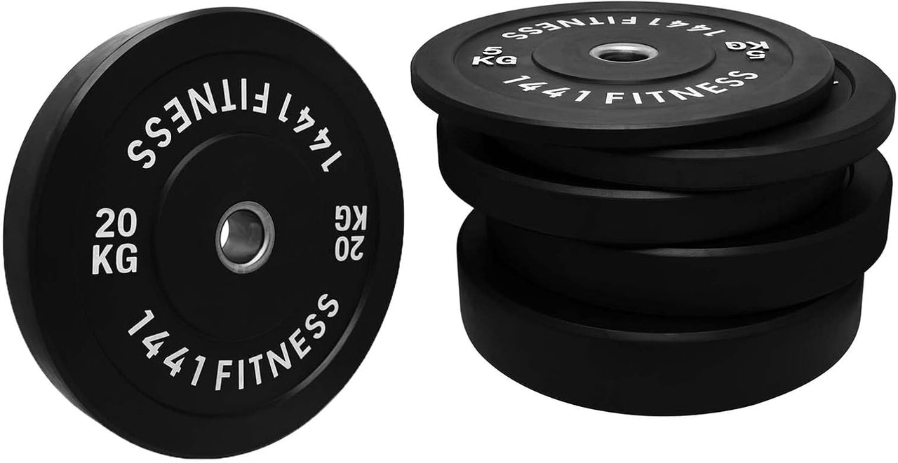 Black Rubber Bumper Plates (5 KG - 25 KG)