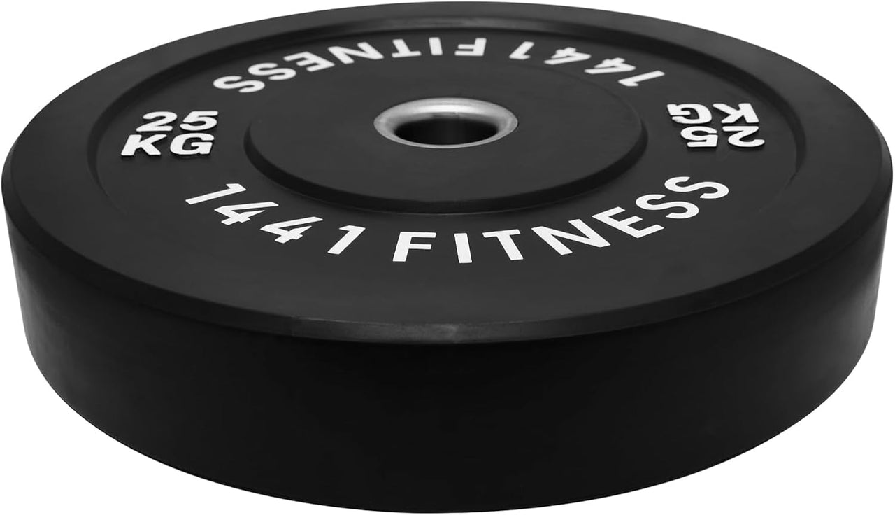 Black Rubber Bumper Plates (5 KG - 25 KG)