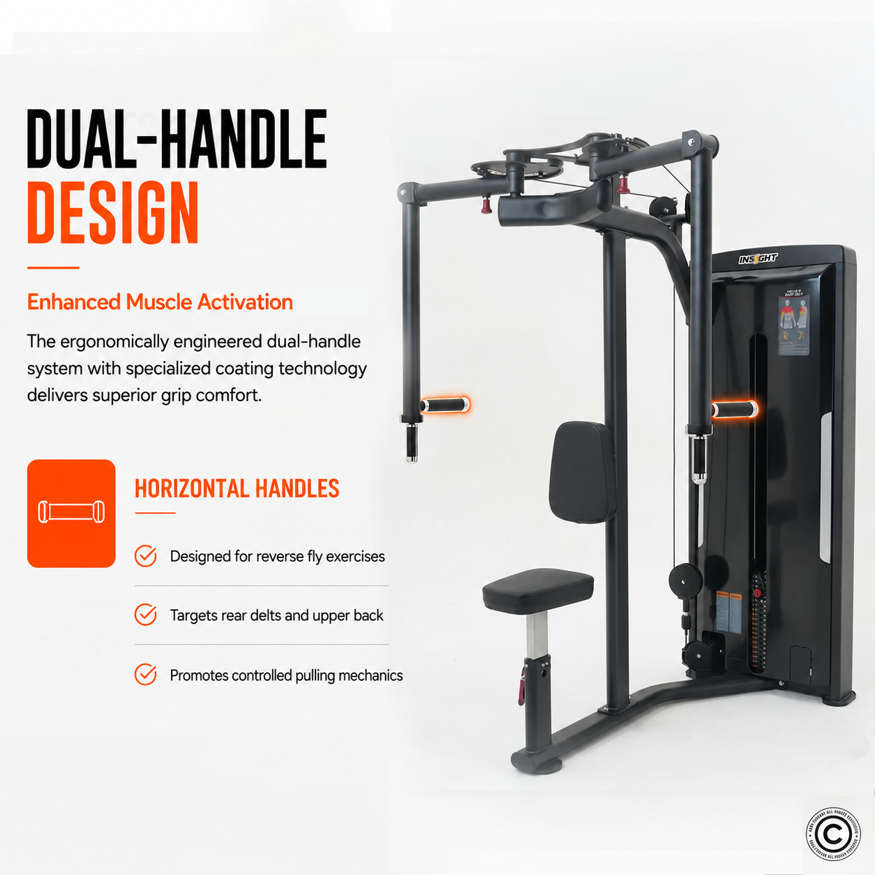 Insight Fitness Pec Fly / Rear Delt - SA003