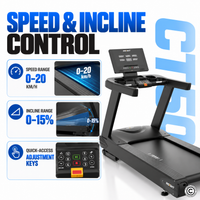 Thumbnail for Insight Fitness Commercial Treadmill 3 HP - CT50