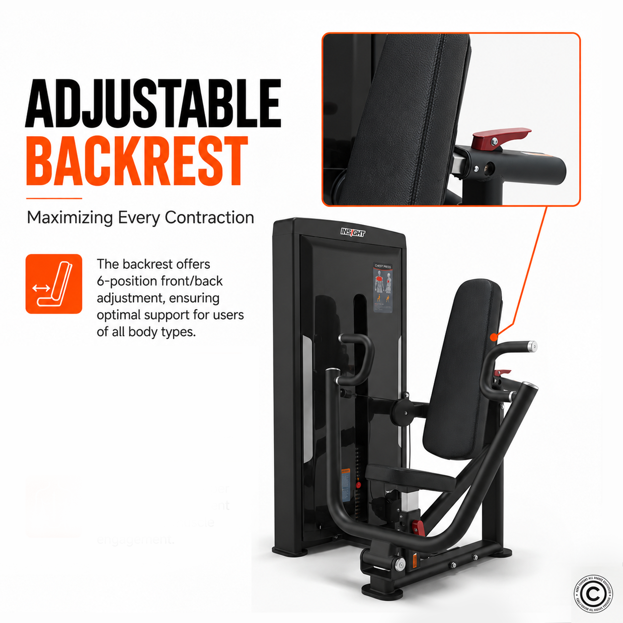 Insight Fitness Vertical Chest Press - SA001