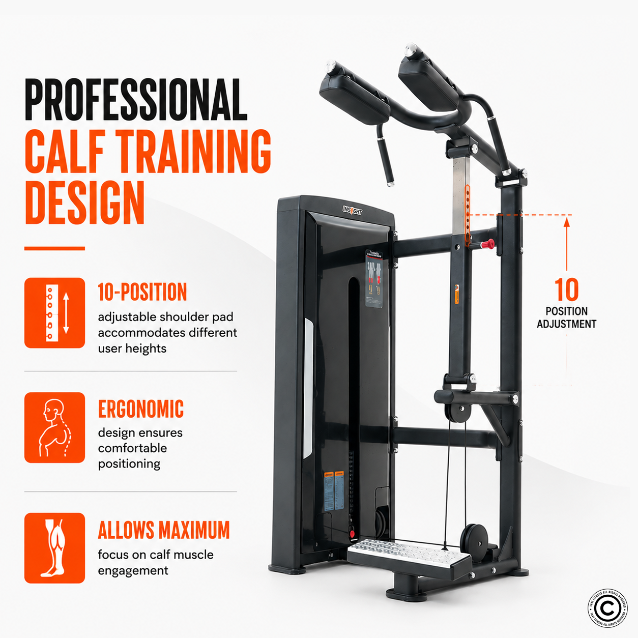 Insight Fitness Standing Calf Raise - SA019