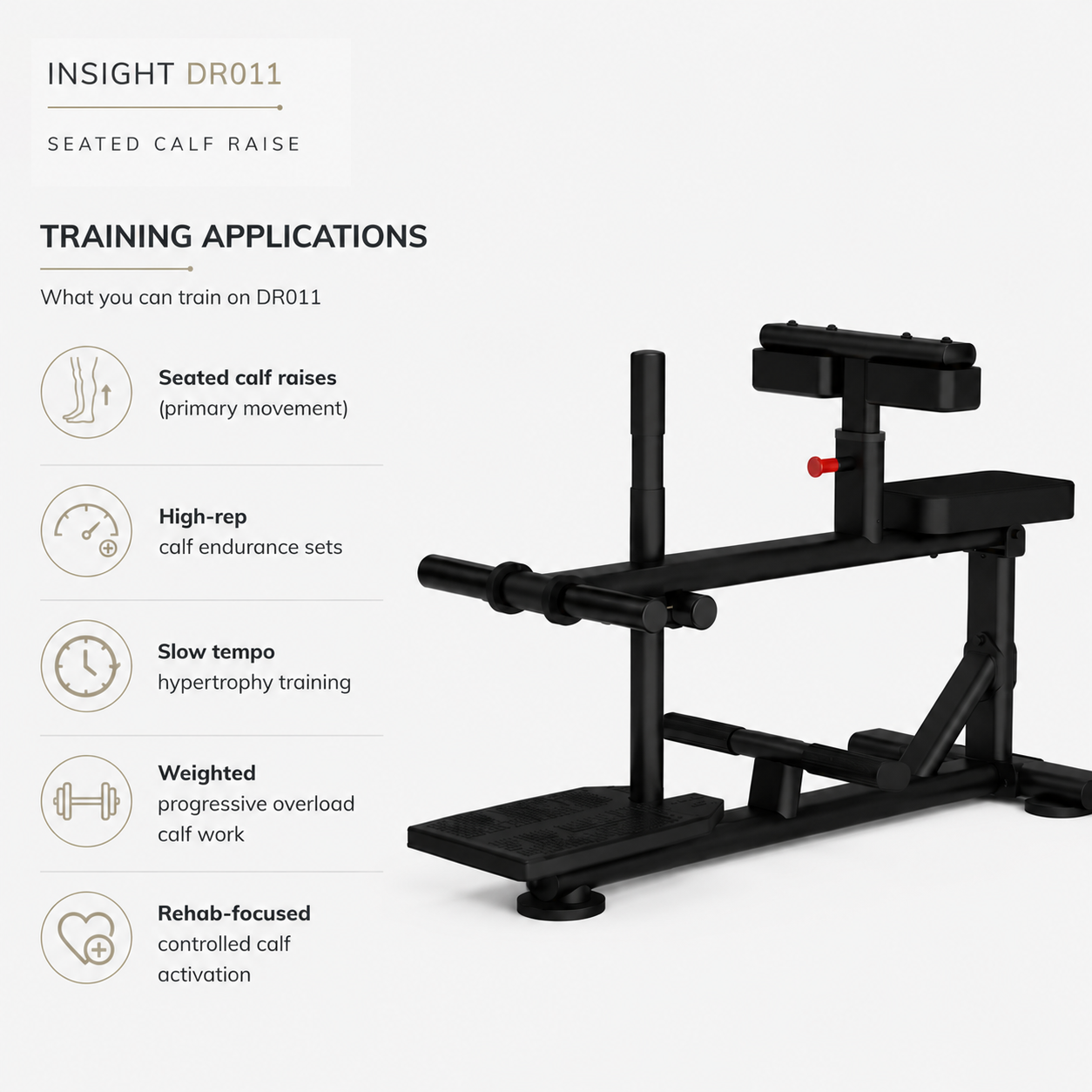 Insight Fitness Seated Calf Raise - DR011