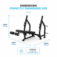 Thumbnail for Insight Fitness Decline Olympic Bench - DR006