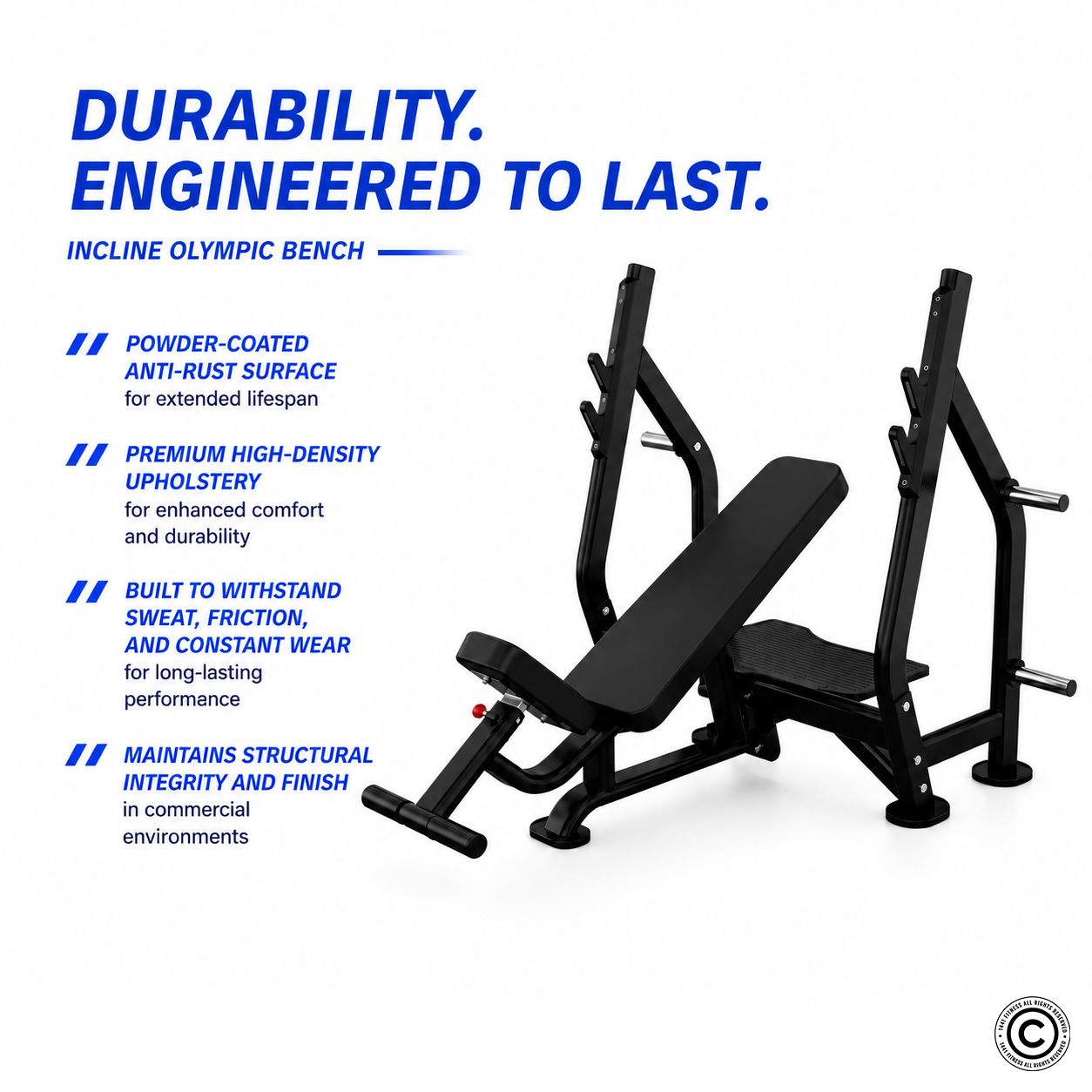Insight Fitness Incline Olympic Bench - DR005
