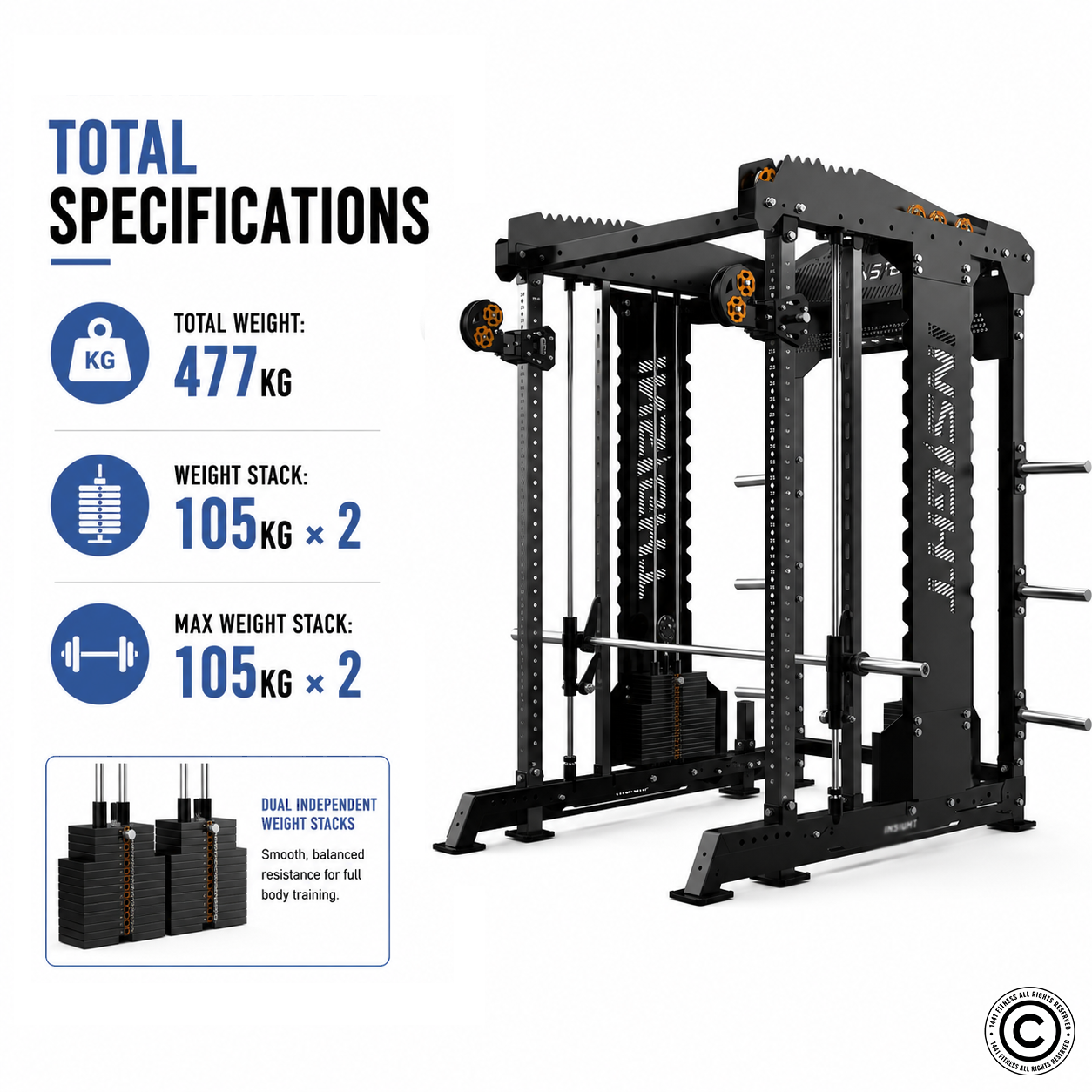 Insight Fitness Multi Function Machine - FT001