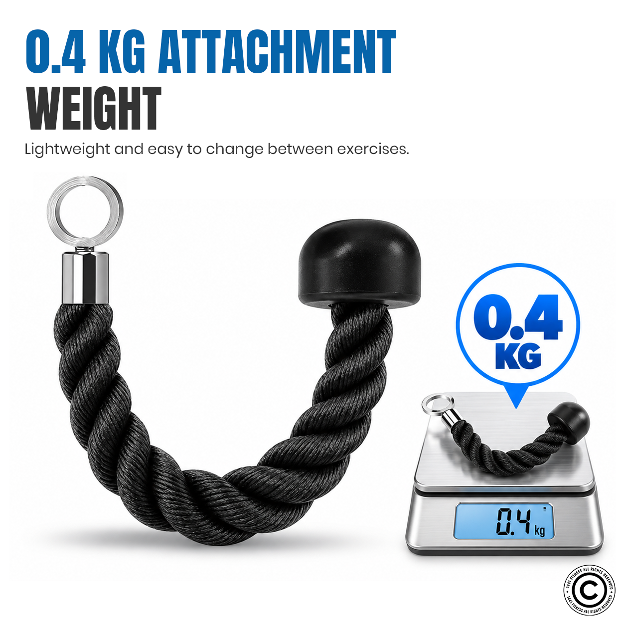 Lat Attachment - Single  Rope