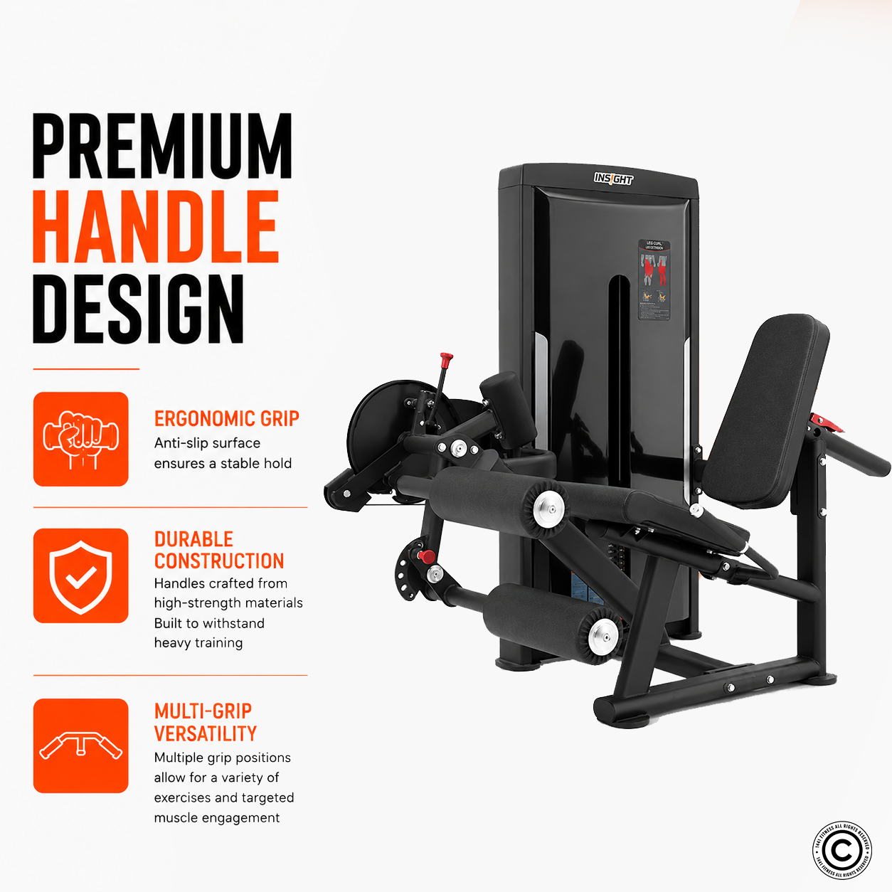 Insight Fitness Leg Curl & Leg Extension - SA025