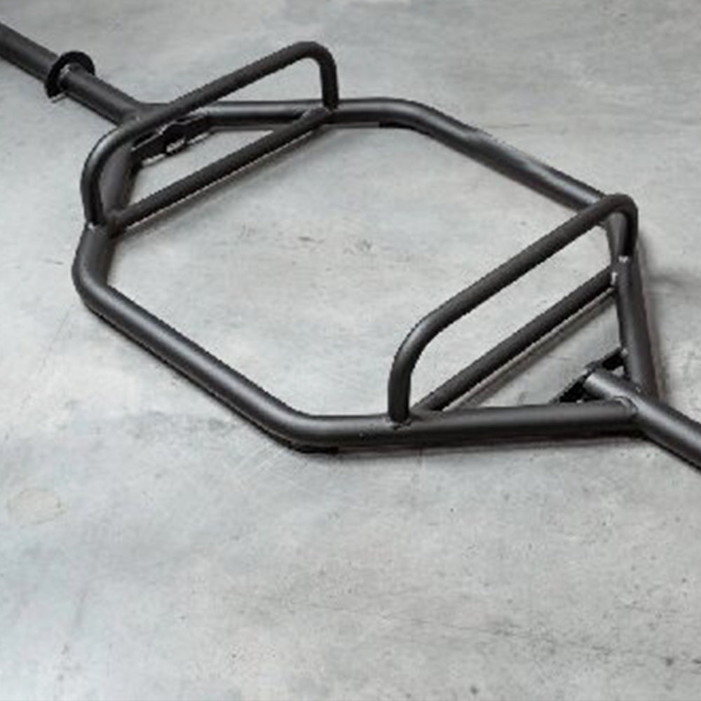 Hex Trap Bar with Collars - Matt Black