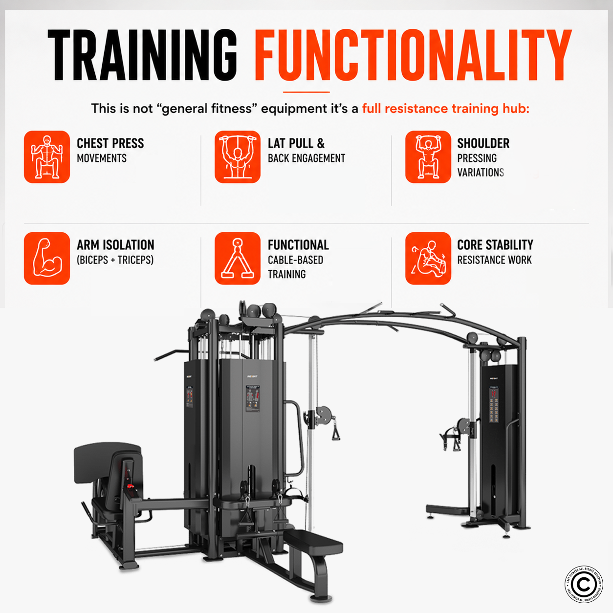 Insight Fitness 5 Stack Multi Station - SA038
