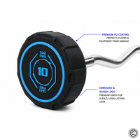 Thumbnail for Fixed Curl PU Barbell - 10 kg - 50 kg