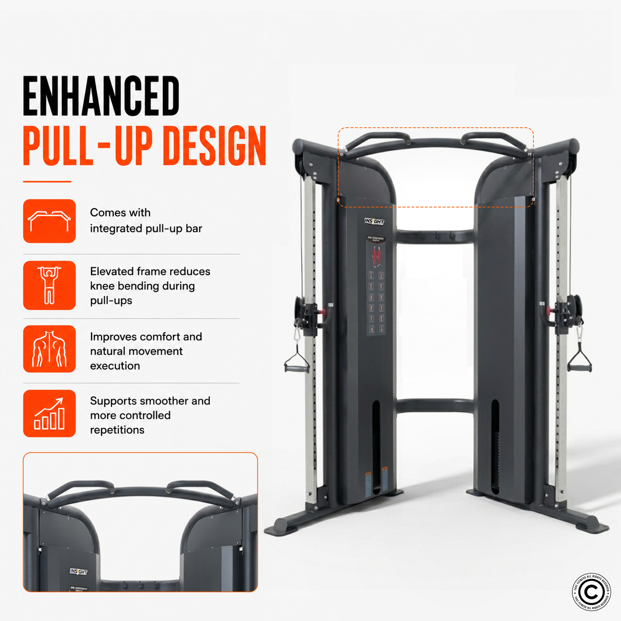 Insight Fitness SA Series Dual Adjustable Pulley - SA021
