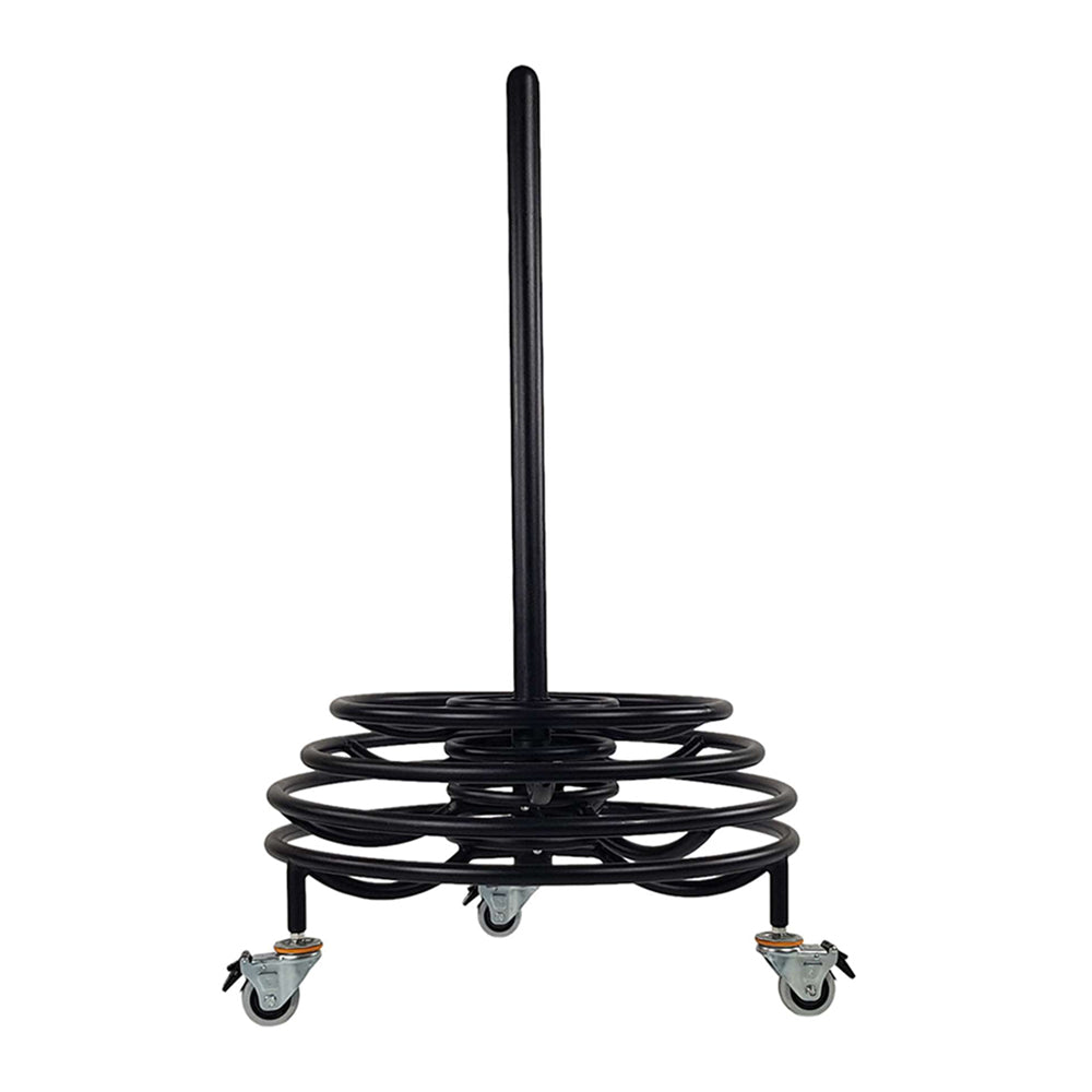 1441 Fitness Circled Premium Medicine Ball Rack with Wheels - (15 Pcs)