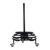 Thumbnail for 1441 Fitness Circled Premium Medicine Ball Rack with Wheels - (15 Pcs)