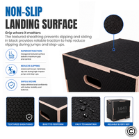 Thumbnail for Black Wooden Plyo box