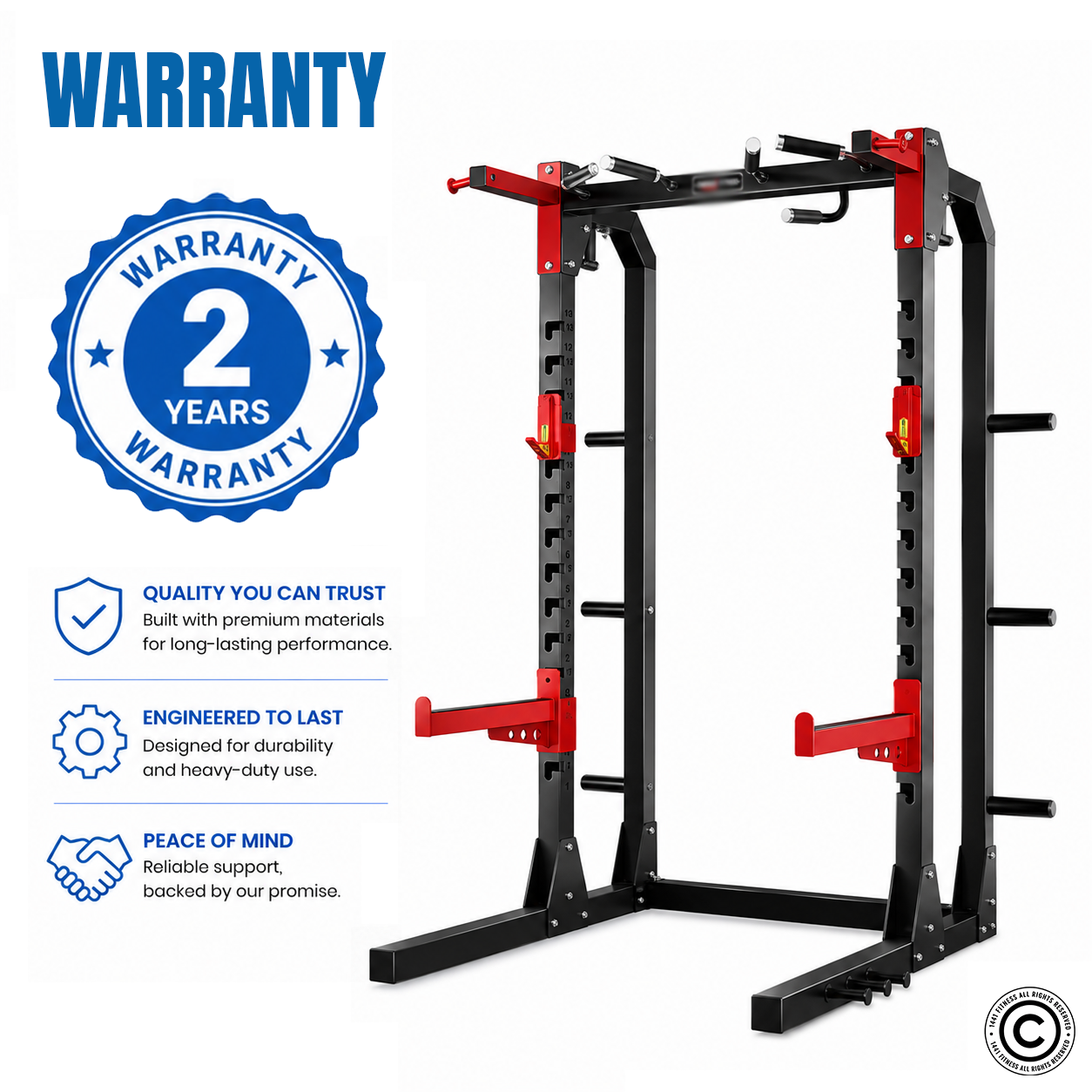 Commercial Squat Rack - J611