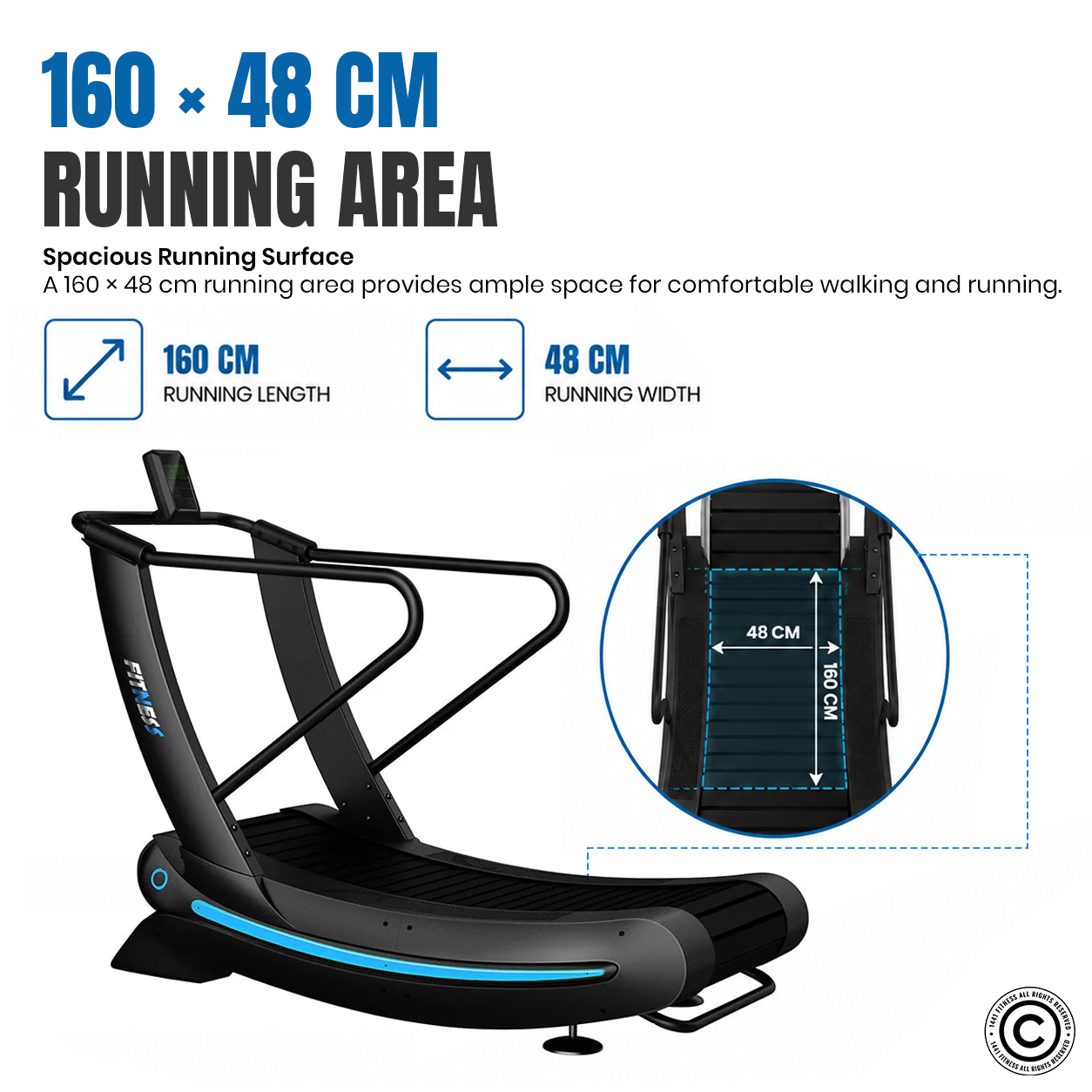 Curved Treadmill - 41FLC90