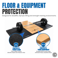 Thumbnail for 1441 Fitness T Shape Weight Lifting Platform