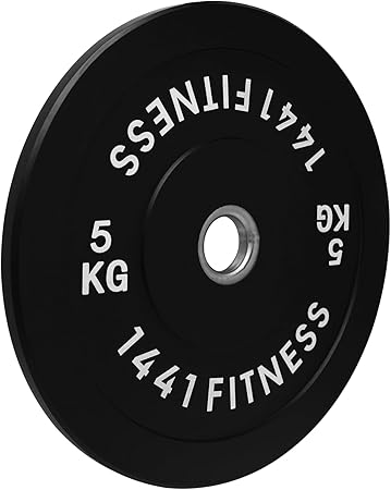 Black Rubber Bumper Plates (5 KG - 25 KG)