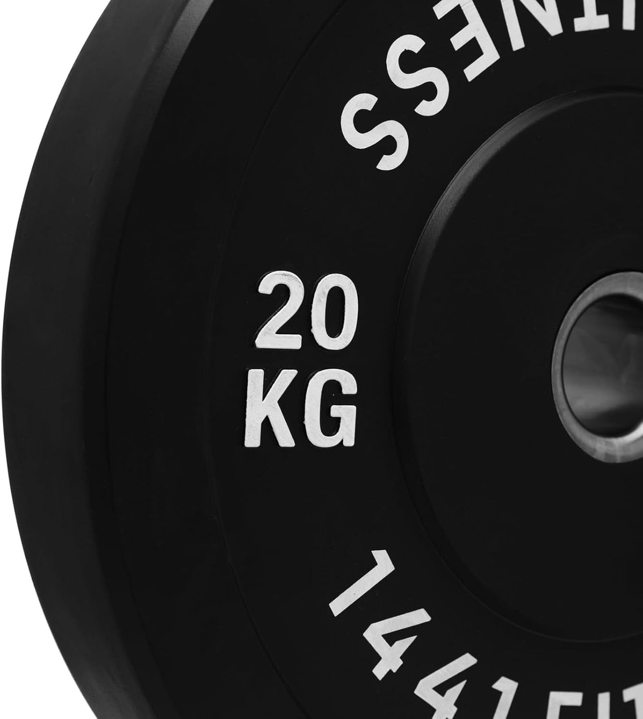 Black Rubber Bumper Plates (5 KG - 25 KG)