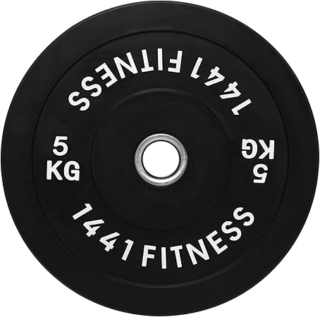 Black Rubber Bumper Plates (5 KG - 25 KG)