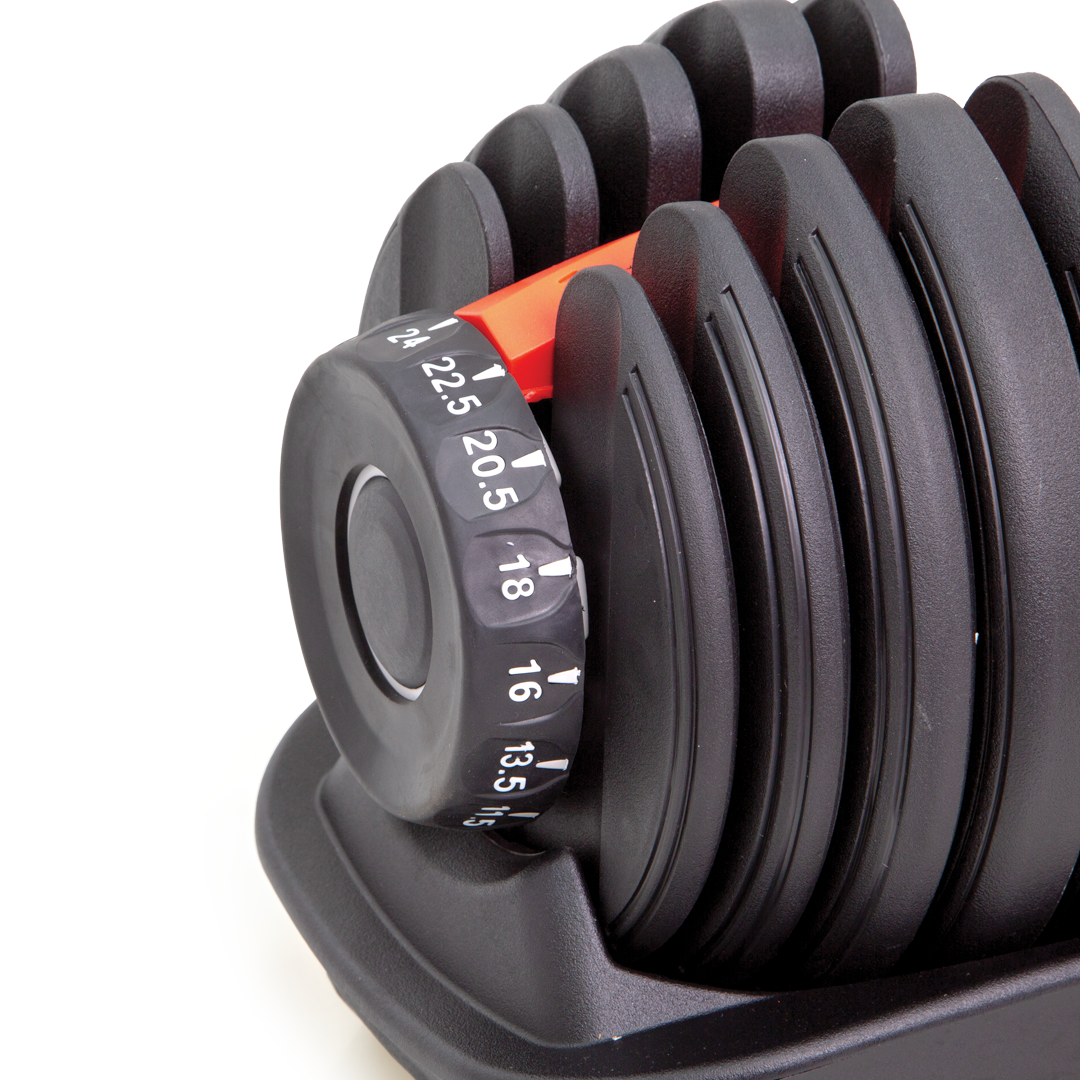 Adjustable Weight Dumbbells - 2.5 Kg - 24 Kg - Sold as Pair